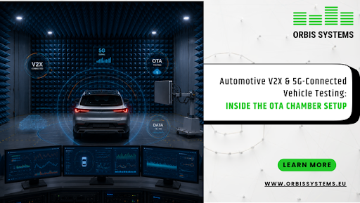 Automotive V2X & 5G-Connected Vehicle Testing: Inside the OTA Chamber Setup