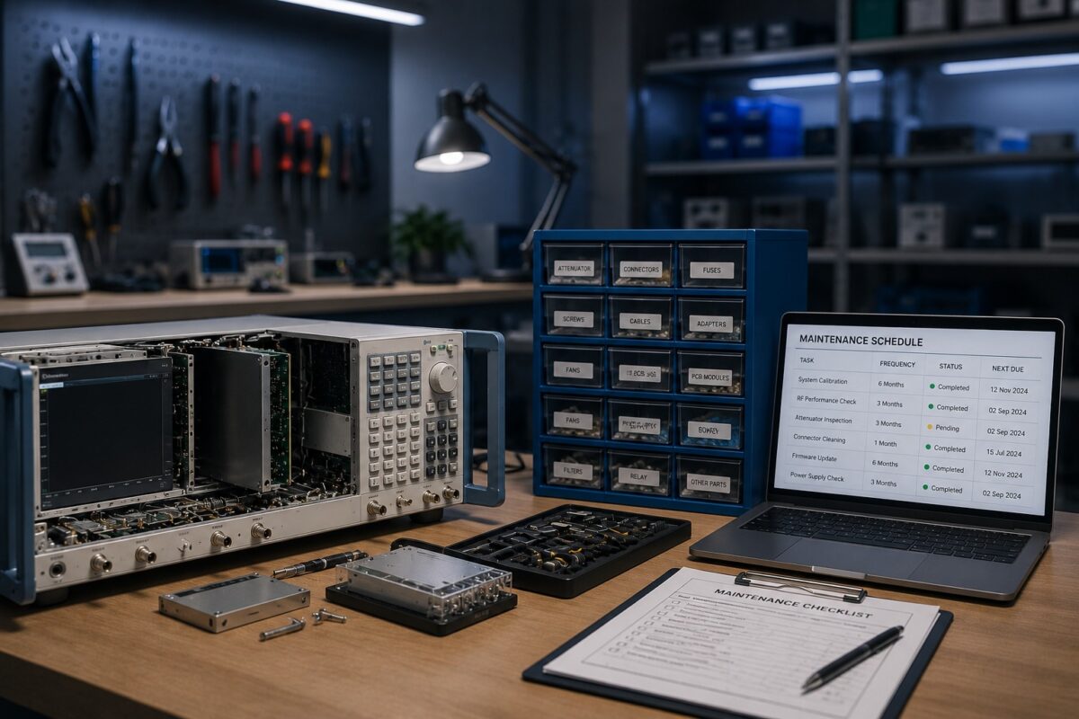 Spare Part Management and Scheduled Maintenance